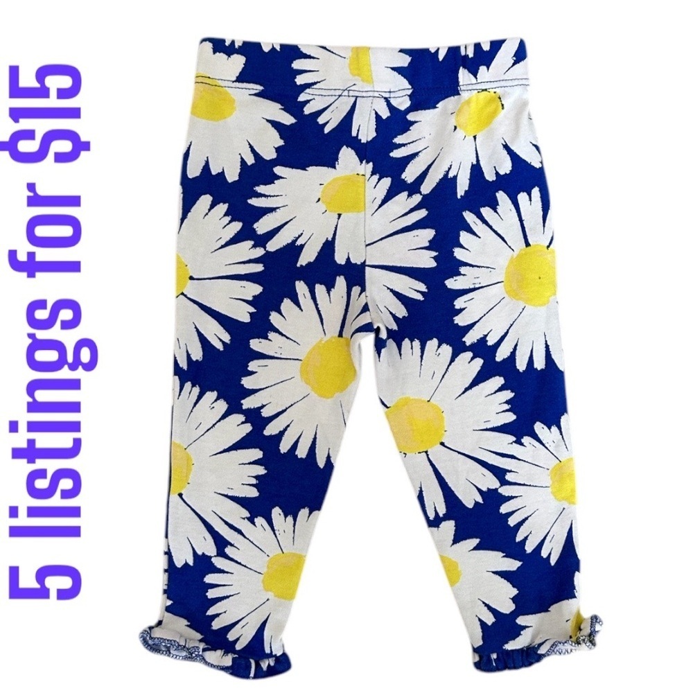 Carter’s Daisy Print Leggings 9 Months Baby Girl Like New Condition
Never worn - Picture 2 of 11